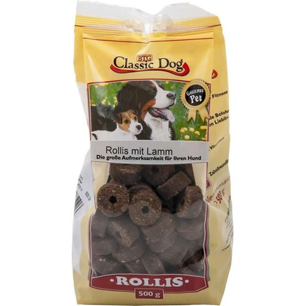 Classic Dog Snack Rollis mit Lamm